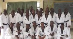 Les séminaristes Bké- Yakro - Korhogo- autour de Me Koné Souleymane
